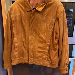Vtg Remy Suede Leather 80's Bomber‎ Jacket Sz 42